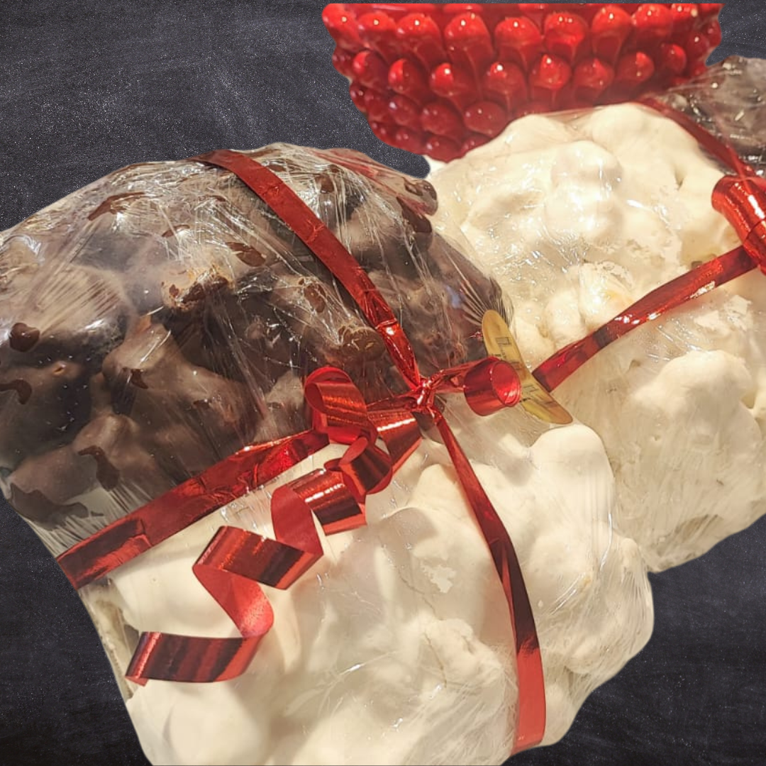 Pignolata Messinese — Doppia Glassa Cioccolato e Limone