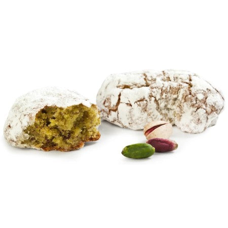 Pasta di mandorla al pistacchio